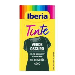 Tinte Ropa Verde Oscuro 40º