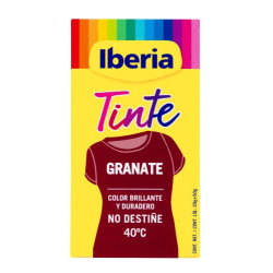 Tinte Ropa Granate 40º