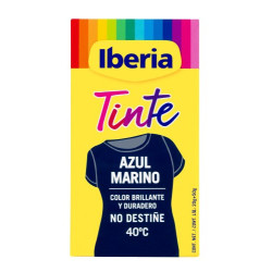 Iberia Tinte Ropa Azul...