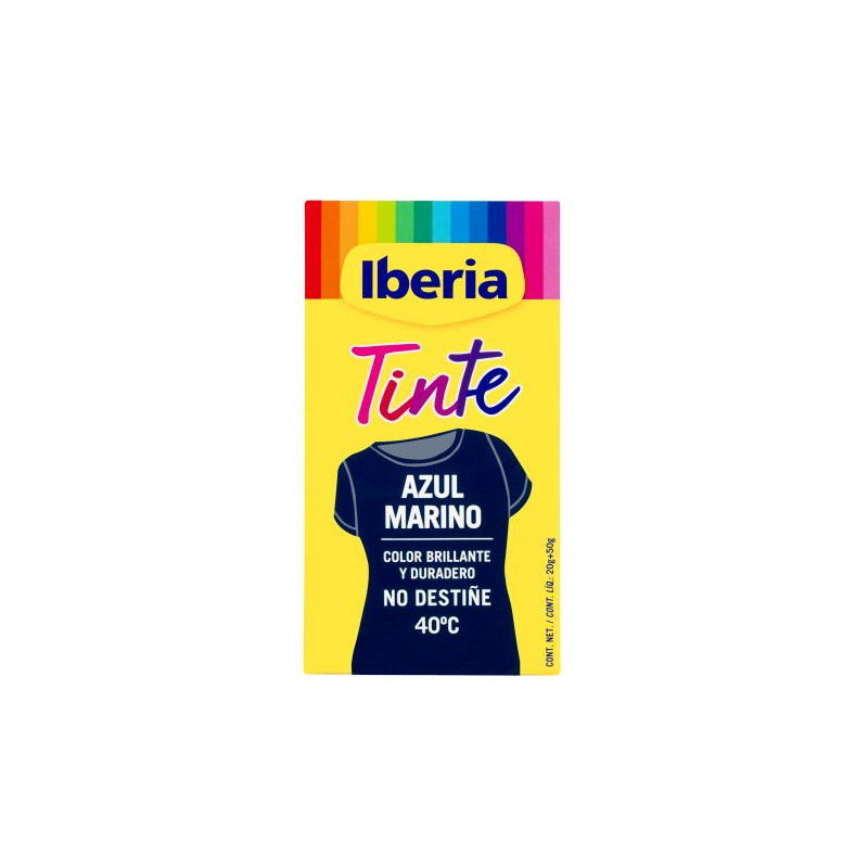 Iberia Tinte Ropa Azul Marino 40º 