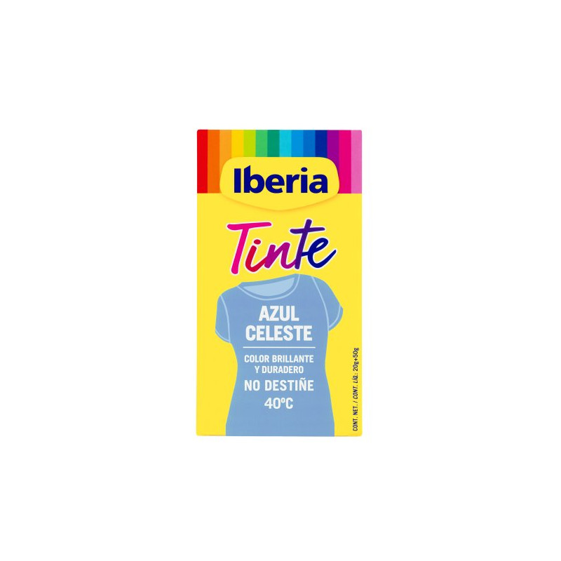 Tinte Ropa Azul Celeste 40º