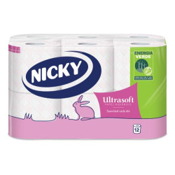 Papel Higiénico De Nicky Ultrasoft Perfumado