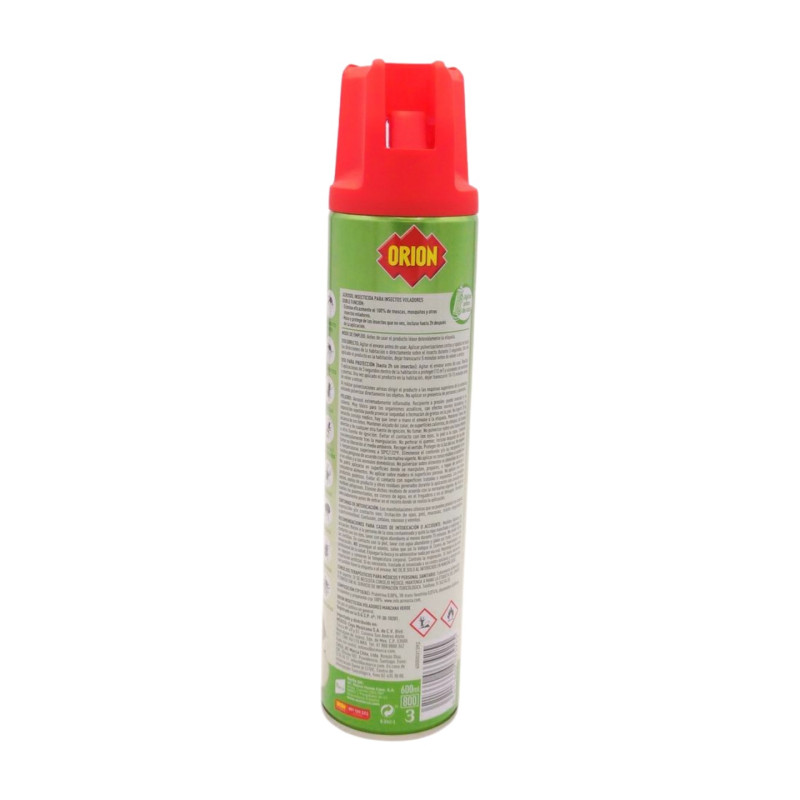 Orion Insecticida Spray Manzana Verde 600