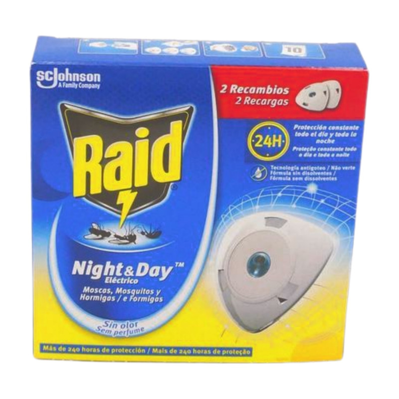 Raid Night&Day Insectos Recambio 2
