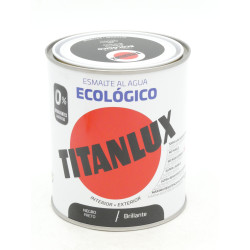 Titanlux Esmalte Agua Eco. 750 ml Negro