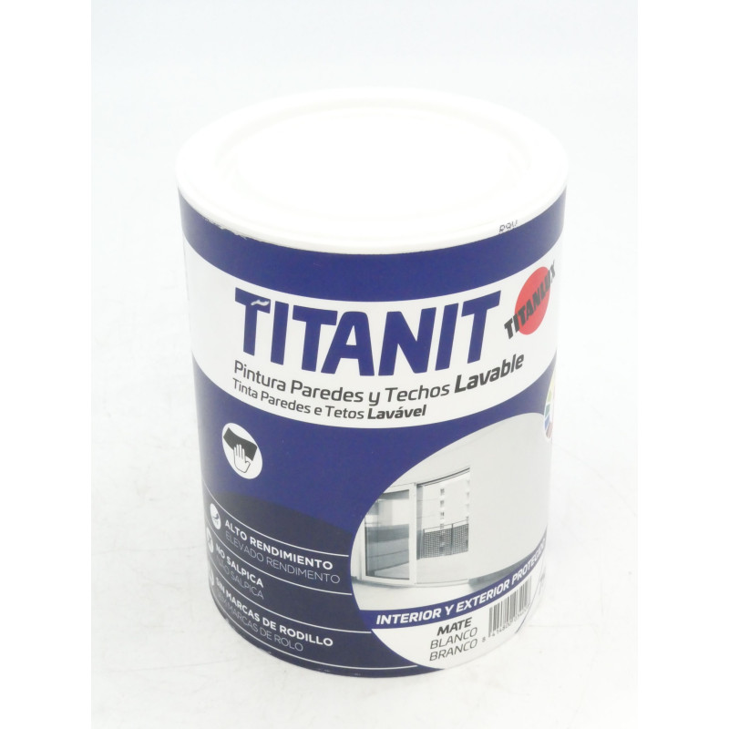 Titanit Pintura Plastica Blanco 750 ml