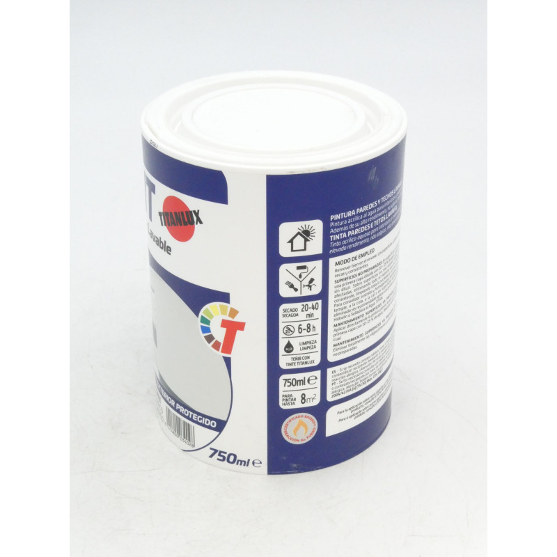 Titanit Pintura Plastica Blanco 750 ml