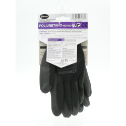 Guantes Poliuretano Nº 10 Negro