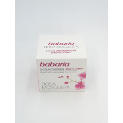 Babaria Crema Facial Antiarrugas Rosa Mosqueta 