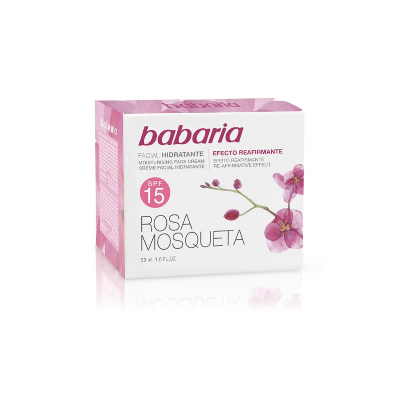 Babaria Crema Facial Hidratante 24H Rosa Mosqueta 