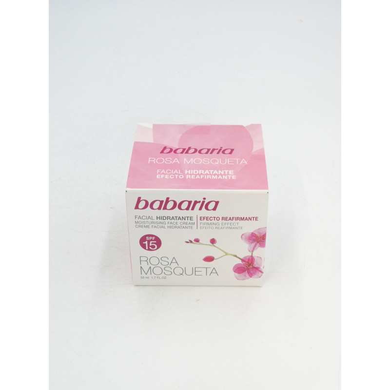 Babaria Crema Facial Hidratante 24H Rosa Mosqueta 