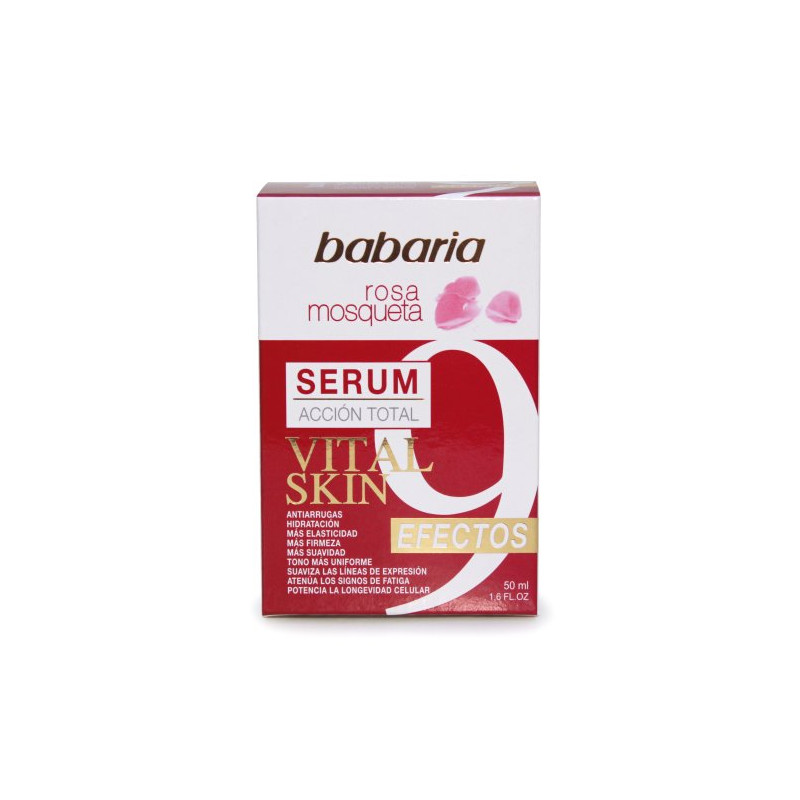 Babaria Serúm 9 Efectos Vital Skin Rosa Mosqueta