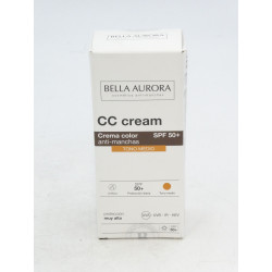 Bella Aurora CC Cream Antimanchas Spf50 + Tono Medio 