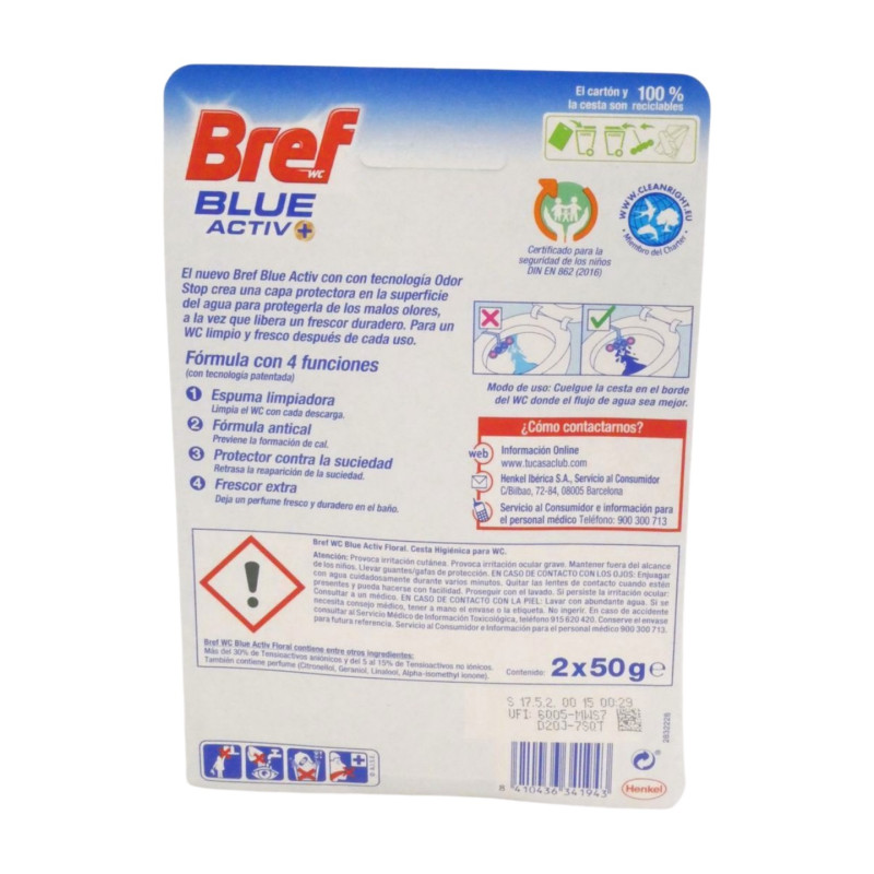 Wc Poder Blue Activ Floral Duplo 50 gr