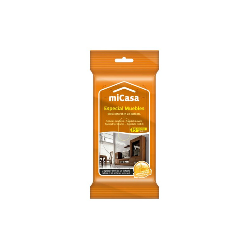 MiCasa Toallitas Muebles 15 Ud