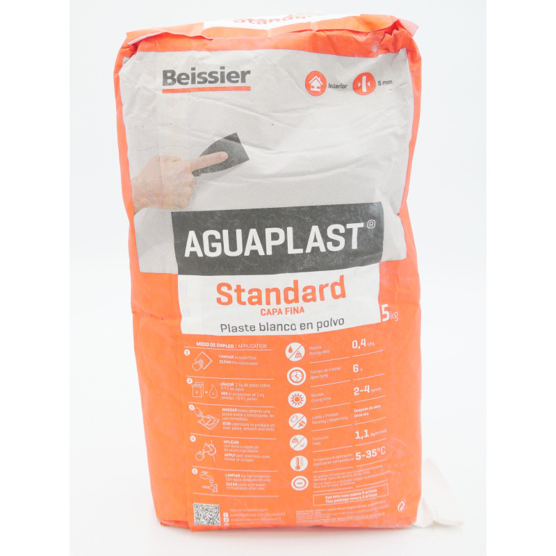 Aguaplast Standard Bolsa Plaste Blanco En Polvo 5