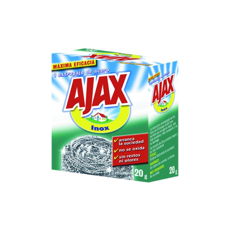 Estropajo Acero Inoxidable Ajax 7 U