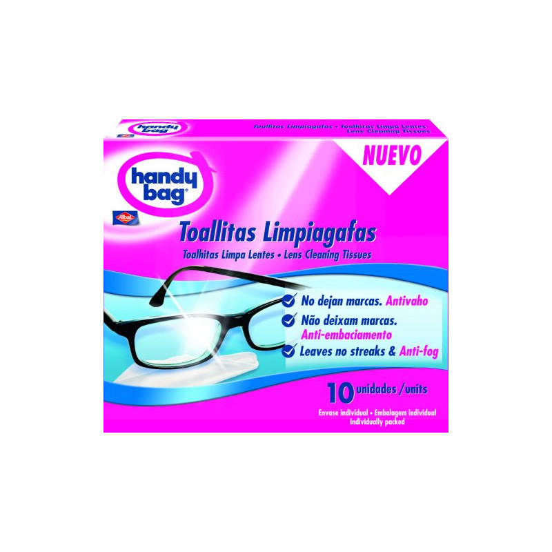 Handy Bag Toallitas Limpiagafas 10 Ud