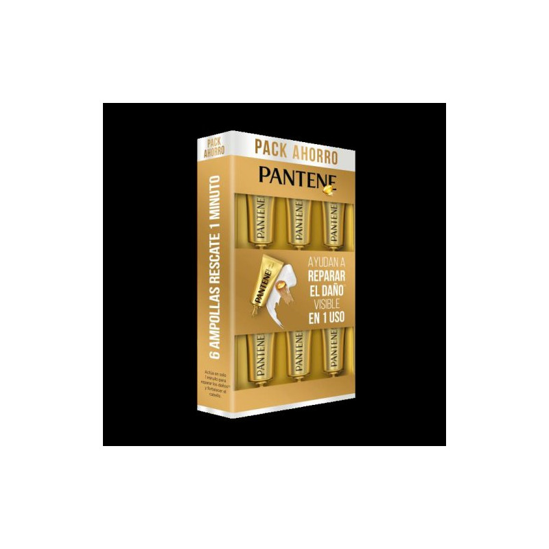 Pantene Ampollas Rescate 1 Min Pack (6X15Ml)