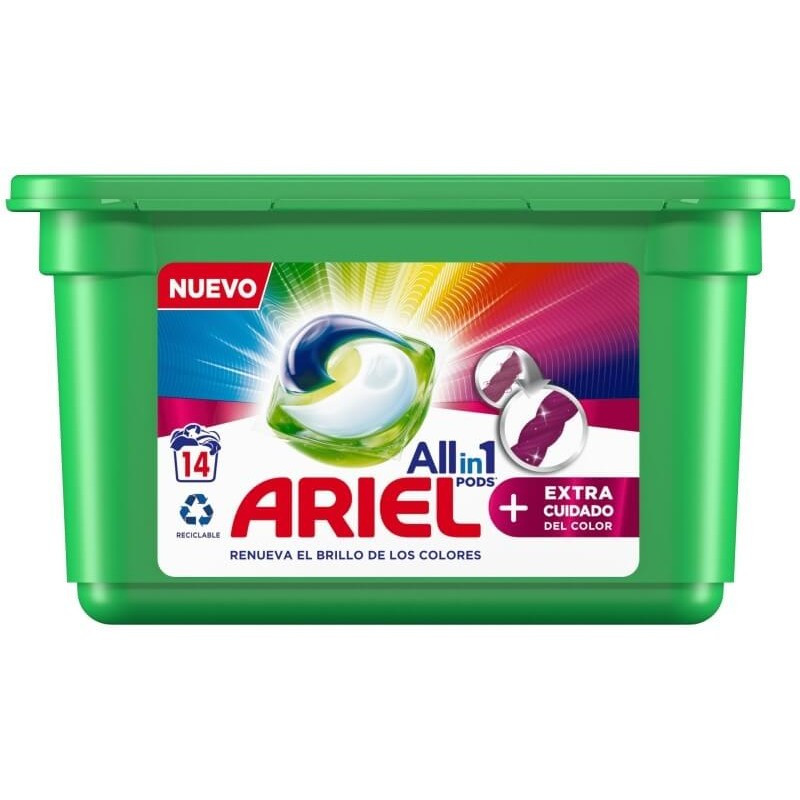 Ariel 3-In-1 Pods Detergente Capsulas Colour/Style 14 D