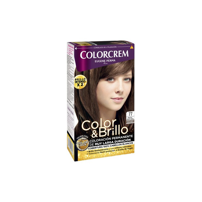 Colorcrem N. 77 Color & Brillo  Marron Glace Claro