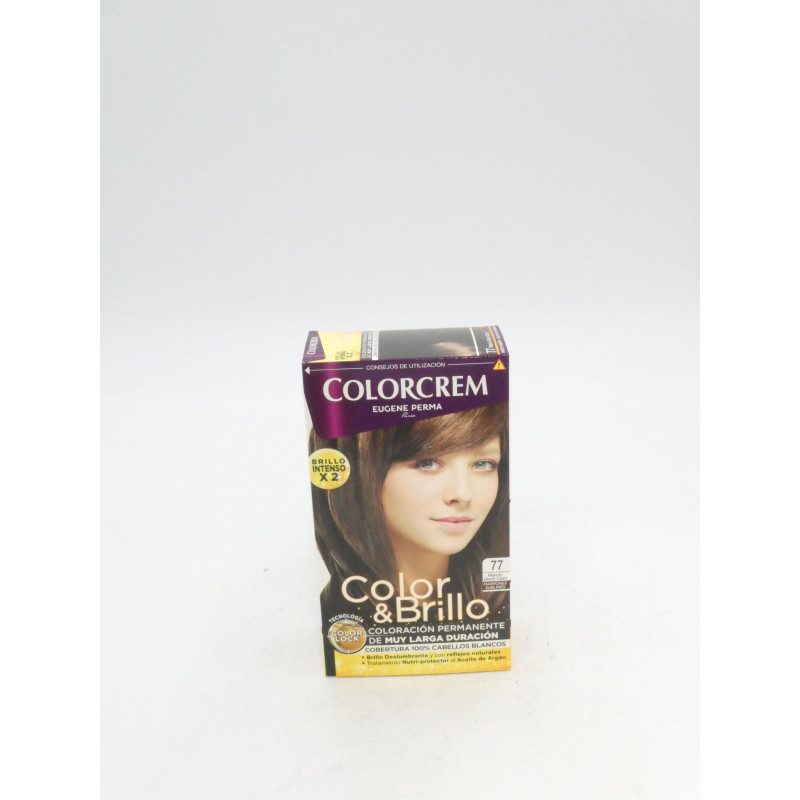 Colorcrem N. 77 Color & Brillo  Marron Glace Claro