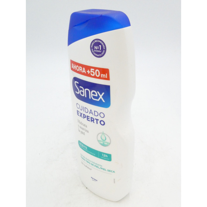 Sanex Gel 600 ml Biome Aceite P/Normal y Seca