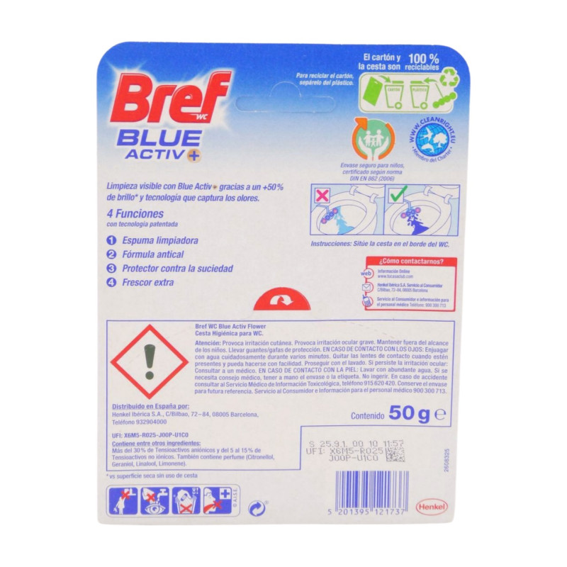 Bref Wc Poder Blue Activ Floral