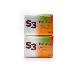 S-3 Jabon 125 Gr Papaya Pack 2 Ud