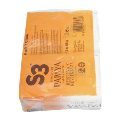 S-3 Jabon 125 Gr Papaya Pack 2 Ud