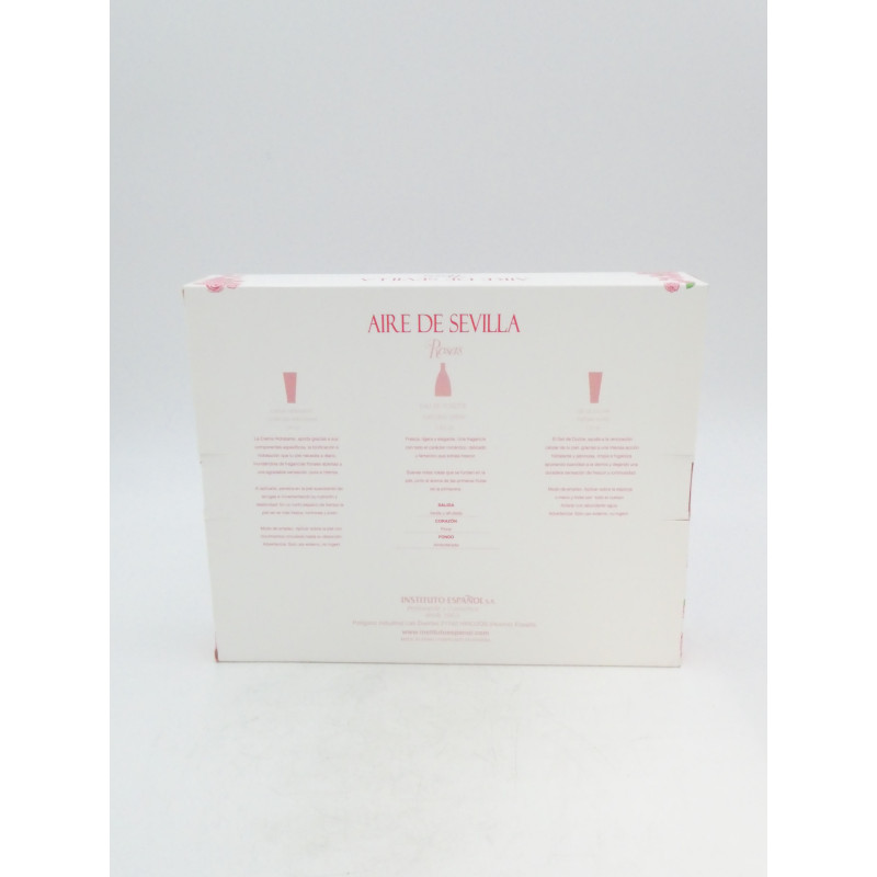 Aire Sevilla Pack Rosas (Colonia Body Milk+Gel)