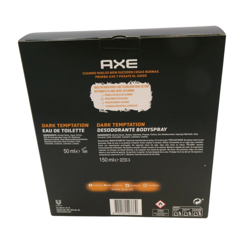 Axe Est. Dark Temp (Col. 75 ml + Deo. 150 ml)