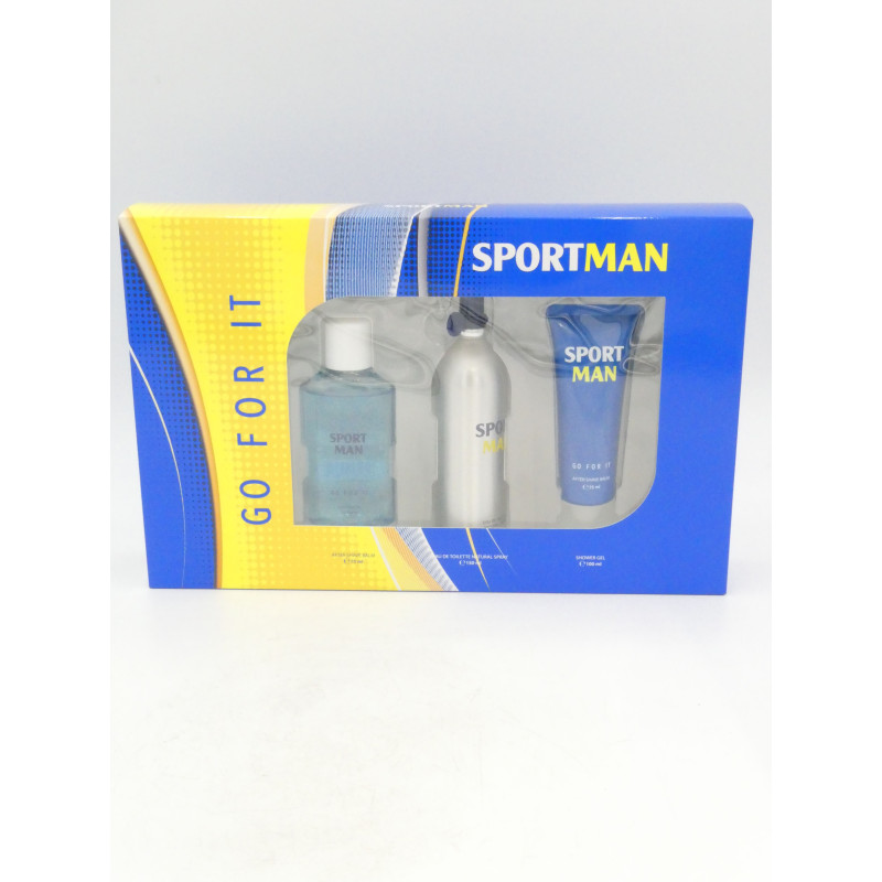 Sport Man Estuche (Colonia+After Shave+Gel)