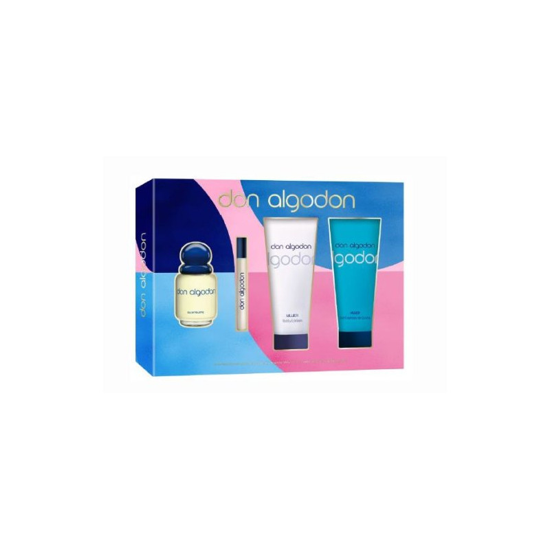 Don Algodon Estuche (Colonia+Body Milk+Gel+Mini)