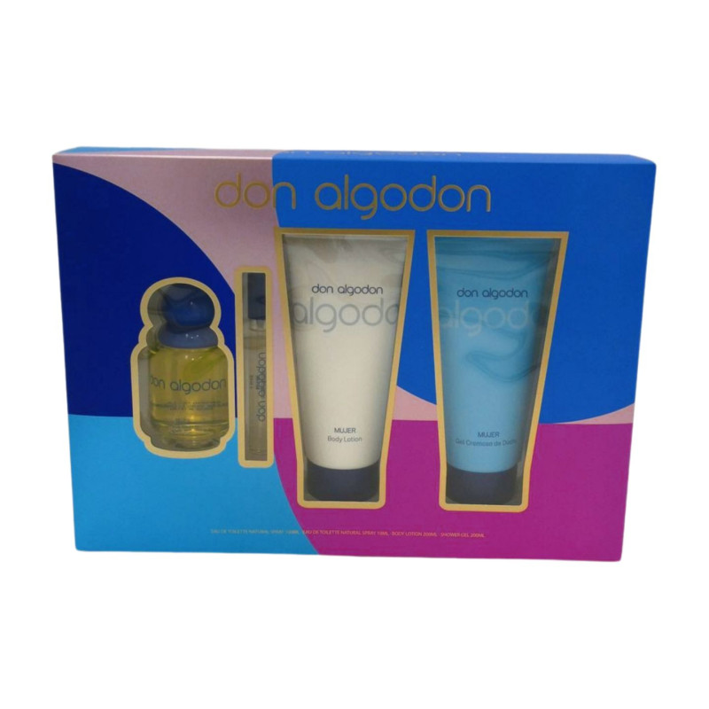 Don Algodon Estuche (Colonia+Body Milk+Gel+Mini)