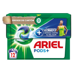 Ariel 3En1 Pods Detergente12 Dosis Active