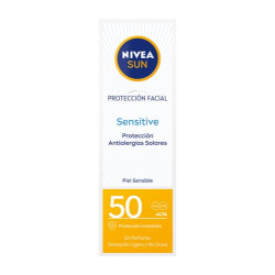 Nivea Sun Protección Solar Facial Sensitive 50 ml