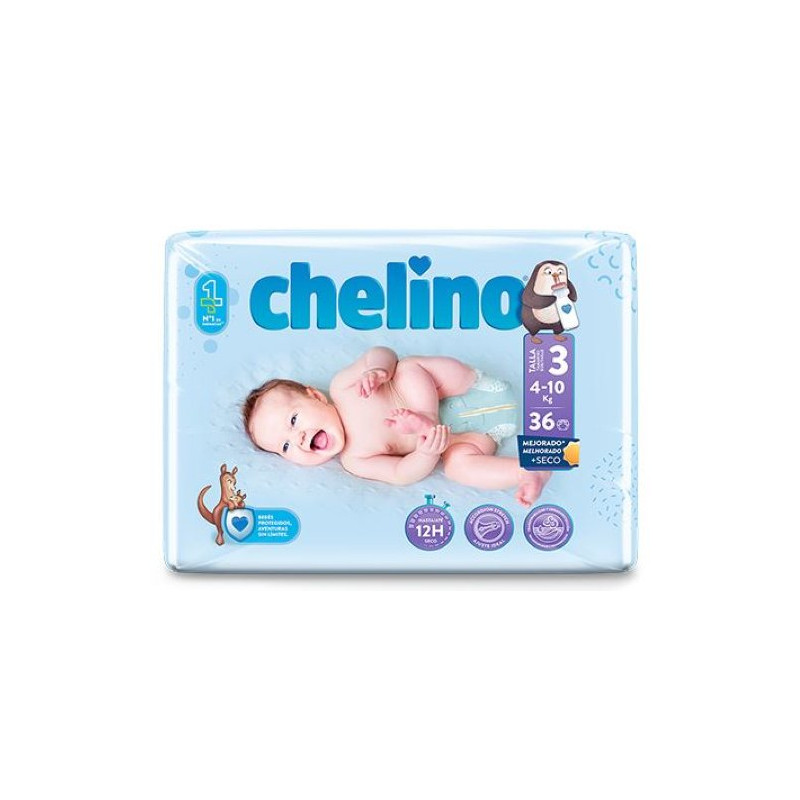 Comprar Chelino Fashion & Love Pañales Gateo Talla 4 (9-15 kg), 34