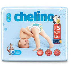 Chelino Pañal (T/5) Pasitos 30 Ud 13-18 Kg
