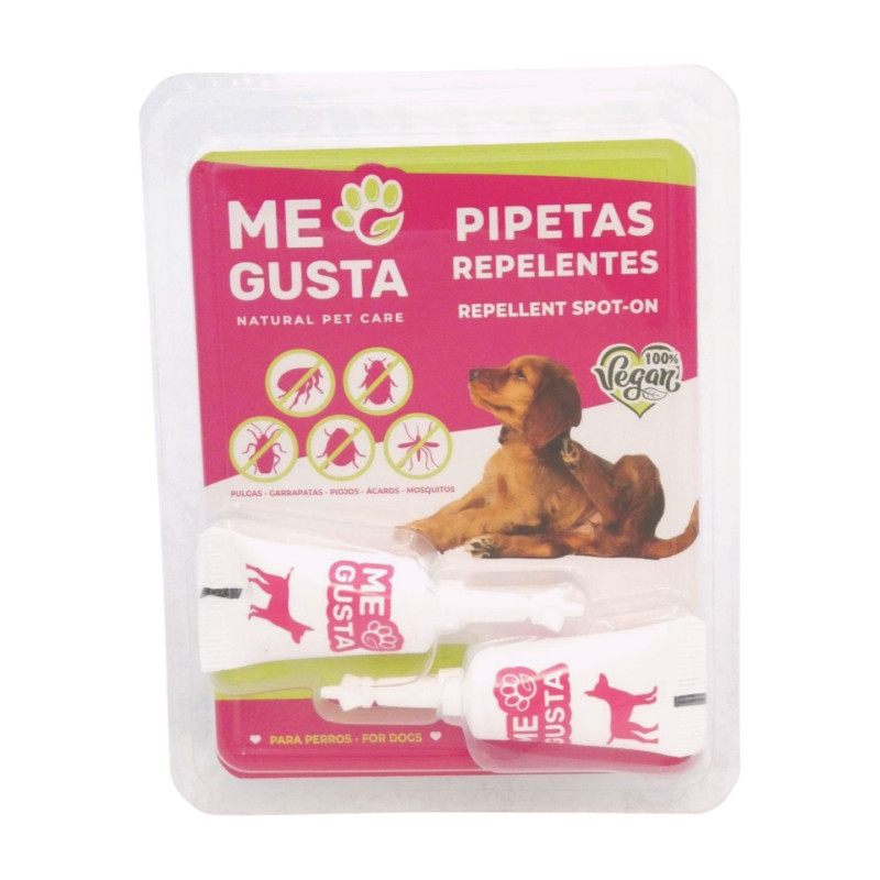 Me Gusta Pipetas Perros Repelentes Insectos (2 Ud)