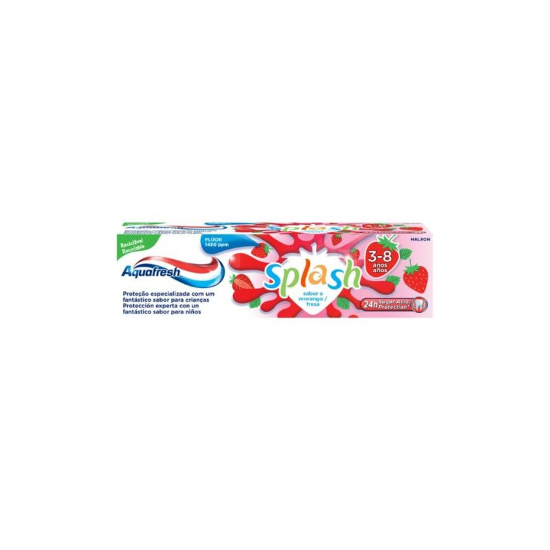 Aquafresh Crema 75 Ml Splash Niños Fresa