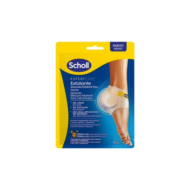 Scholl Mascarilla Exfoliante Talones