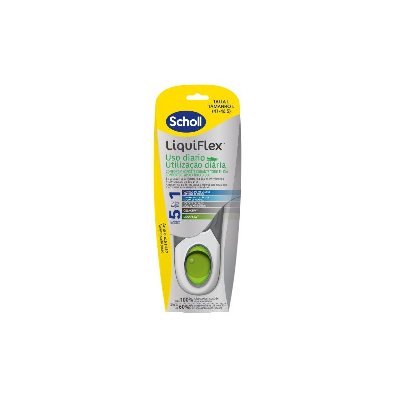 Scholl Plantilla Liquid Flex 5en1 41-46