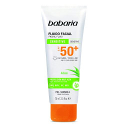Babaria Sol Fluido Facial Crema 75 ml Spf50 Sensitive