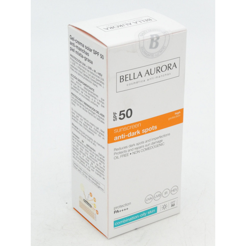 Bella Aurora Crema Sol Antimanchas 50 ml Spf50+ Mixta