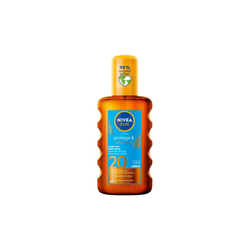 Sun Solar Spray Aceite 200 ml Spf20 Protege