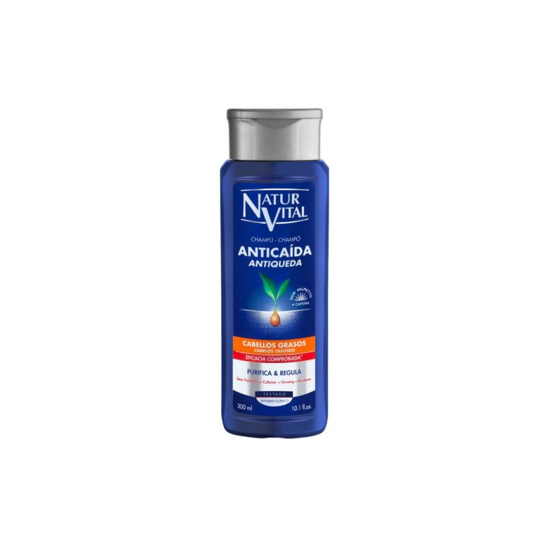 Natur Vital Ch Anticaida 300 ml Cabellos Grasos