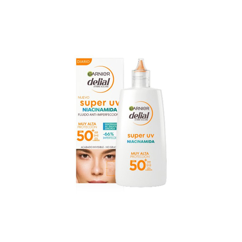 Delial Fluido Facial Vitamina C 40 ml  Spf50+ 