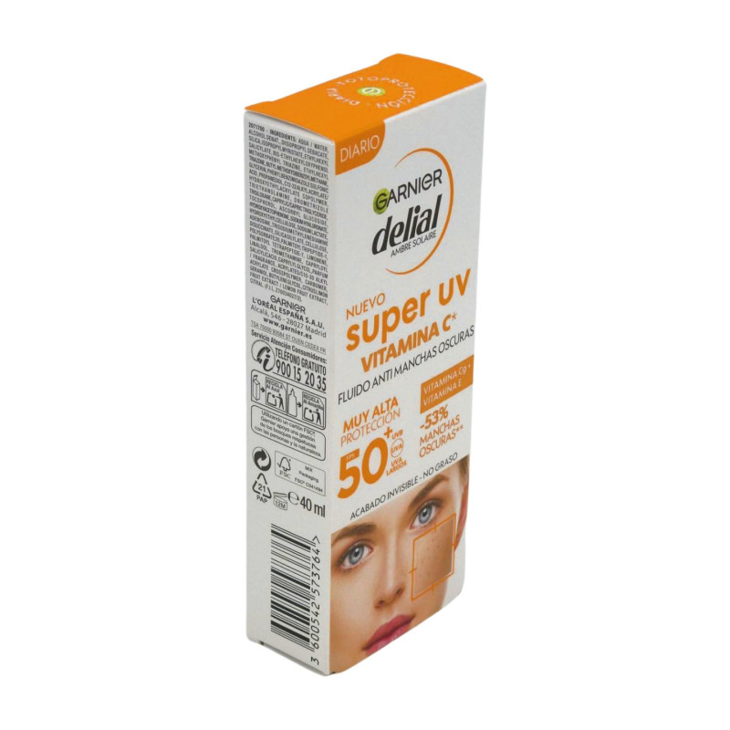 Fluido Facial Anti-Manchas Oscuras 40 ml Spf50+