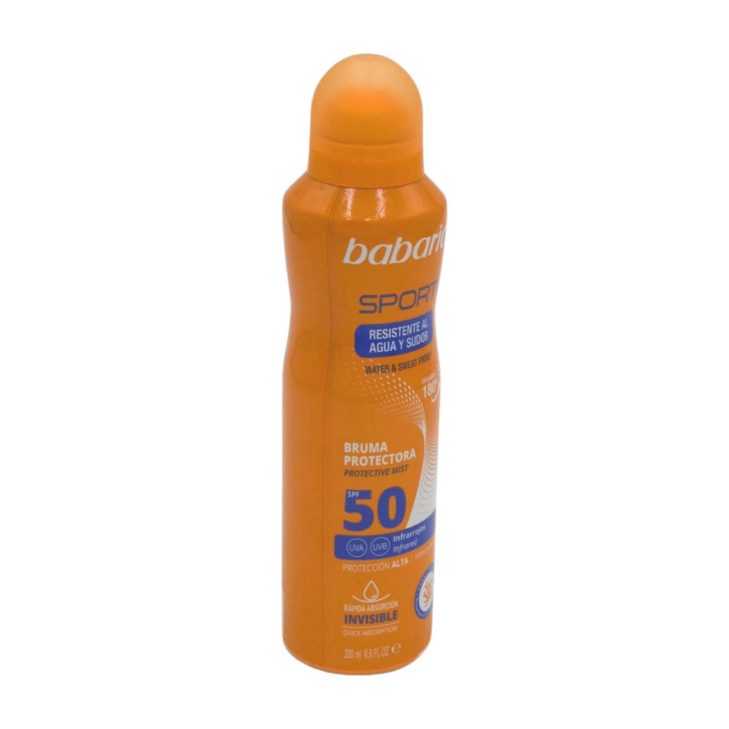 Babaria Sol Bruma Spray 200 ml Spf50 Sport Invisble 